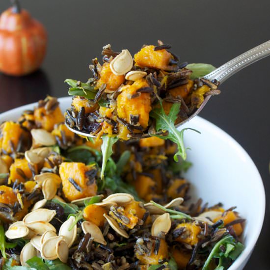 Pumpkin Pilaf Salad w/Pumpkin Seeds