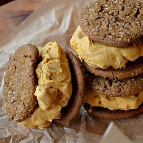 Bourbon Pumpkin Ice Cream