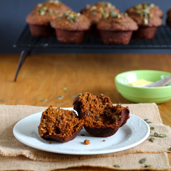 Pumpkin Millet Muffins