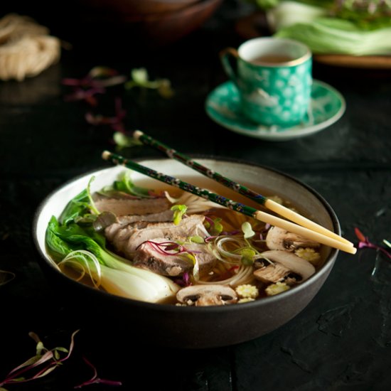 Duck, Chilli, Ginger, Noodle Broth