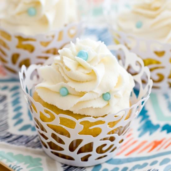 Vanilla Almond Cupcakes