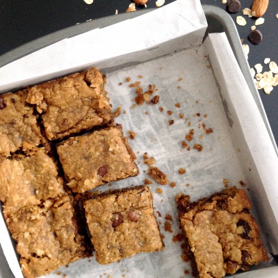 Choc. Chip Almond Butter Bars