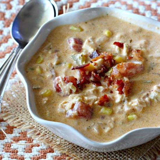 Bacon Chicken Corn Chowder