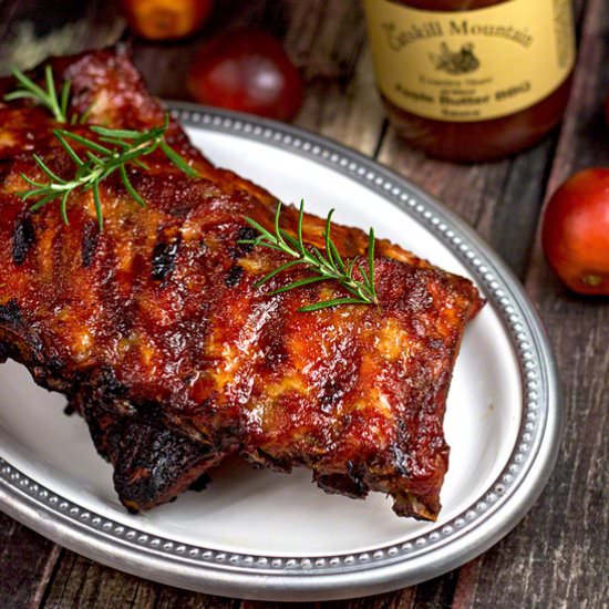 Apple Butter BBQ Ribs