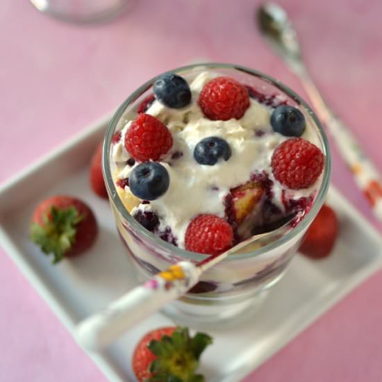 Individual Berry Trifle