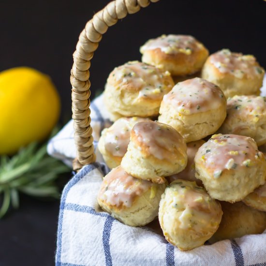 Lemon Rosemary Scones