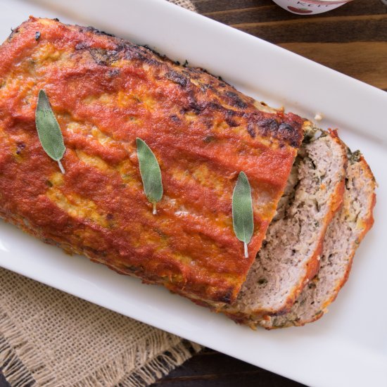 Pork, apple and sage meatloaf