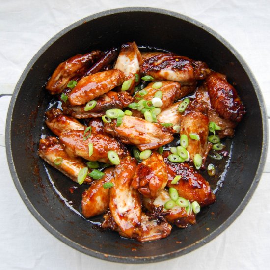 Sticky Chinese chicken wings