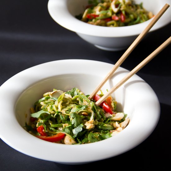 Pad Thai with Zucchini Noodles