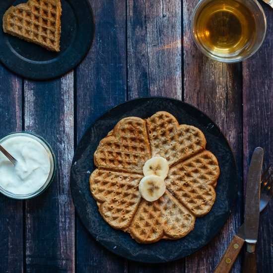 Chai & Banana Waffles