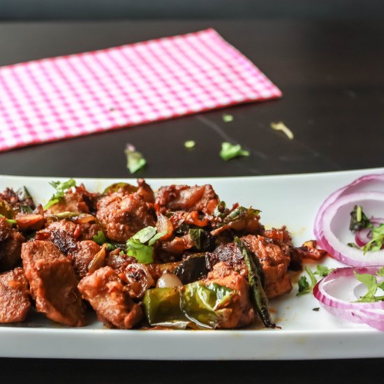 Mutton Sukka / Goat Curry/ Lamb Fry