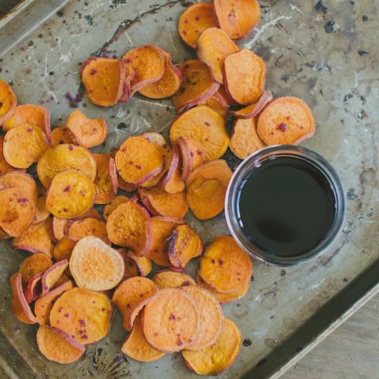 Sweet potato chips 3 ways