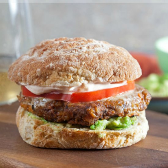 gluten free taco veggie burger