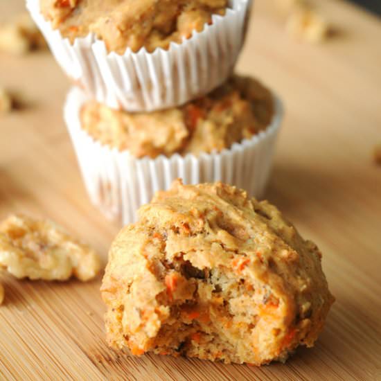 Vegan Carrot Spice Muffins