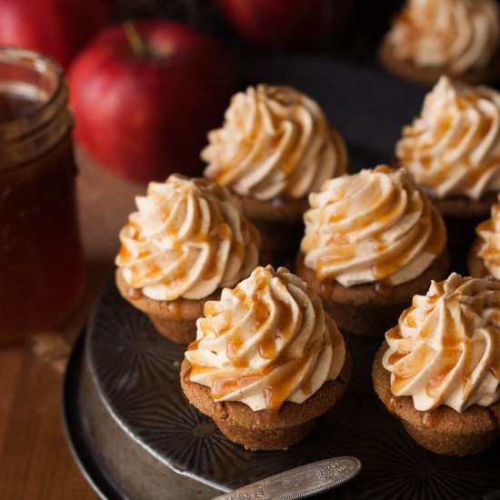 Gingersnap Pumpkin Cookie Cups