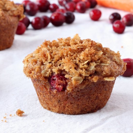 Carrot-Cranberry Muffins