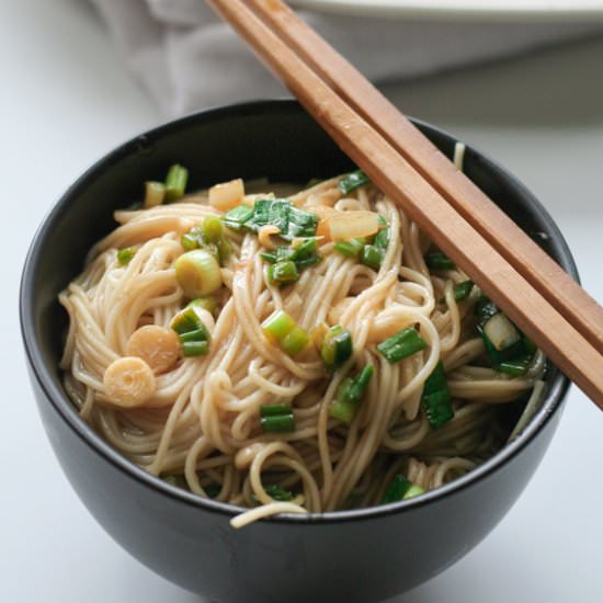 Ginger Scallion Noodles