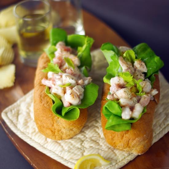 Late-Summer Shrimp Rolls