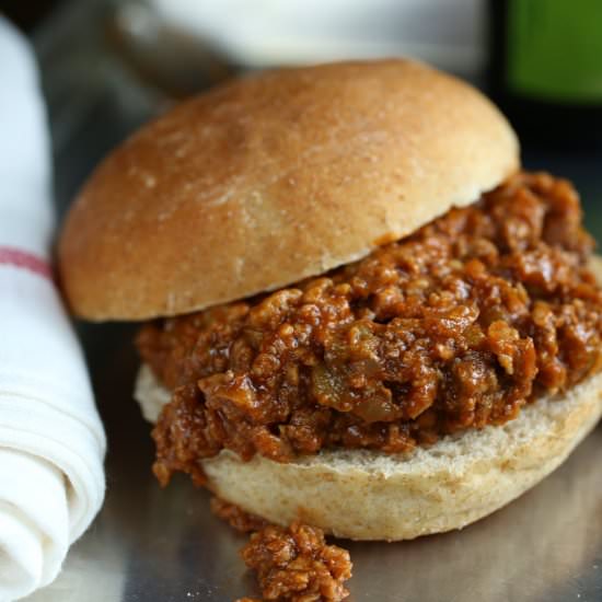 Homemade Sloppy Joe’s and Buns