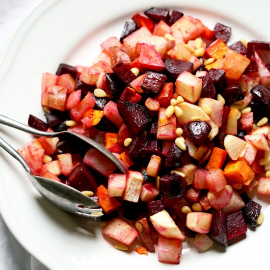 Marinated Saffron & Vegetables