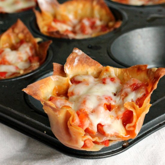 Pepperoni Pizza Cupcakes