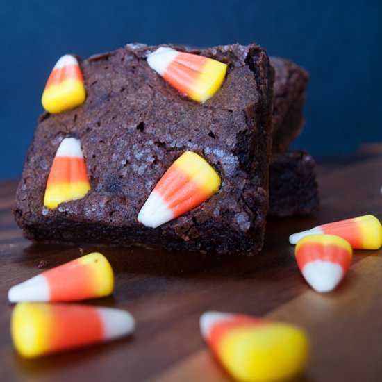 Candy Corn Brownies