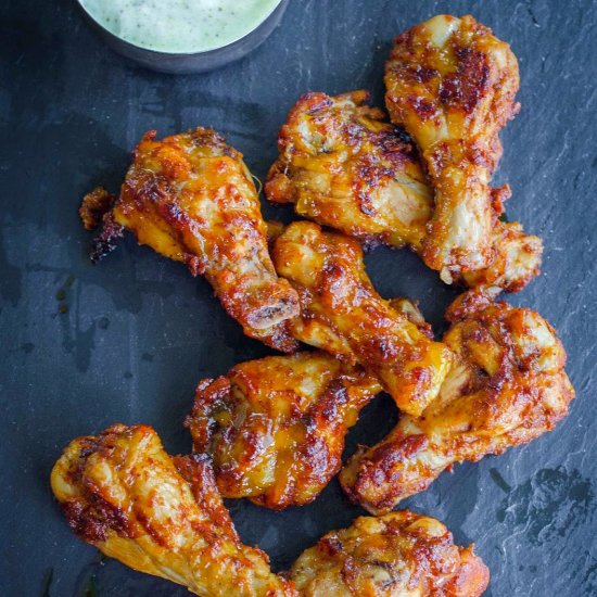 Chicken Tikka Wings Mango Chutney