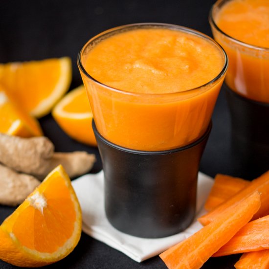 Orange and Carrot Hot Smoothie