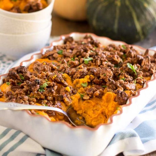 Whipped Sweet Potato Casserole