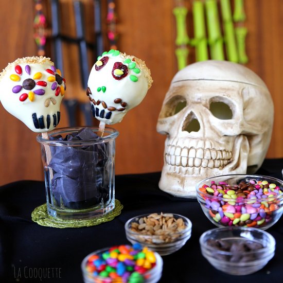 White Chocolate Pear Skulls