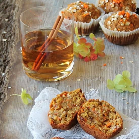 Oatmeal Carrot Muffins