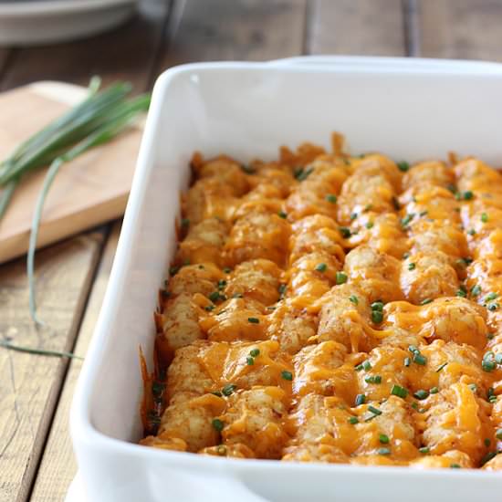 Sloppy Joe Tater Tot Casserole