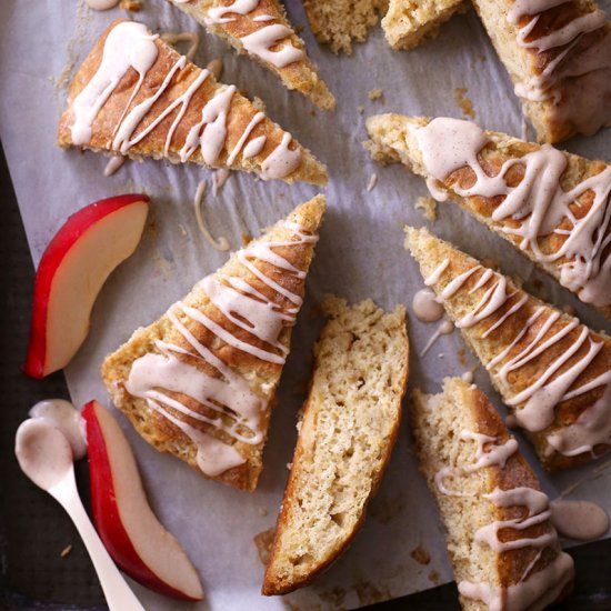 Caramelized Pear Scones