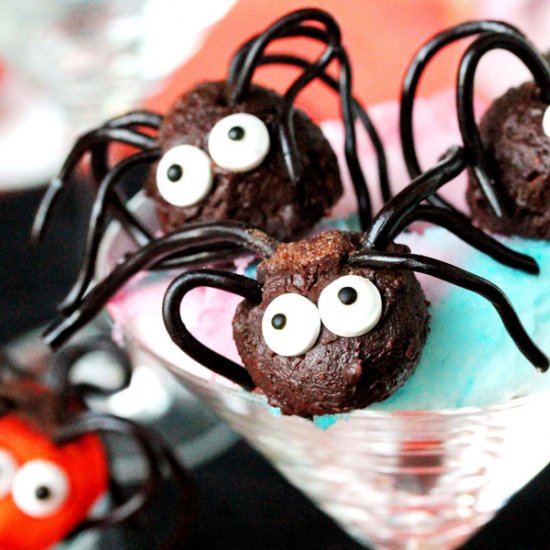 Creepy Chocolate Spiders