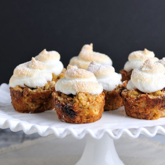 Apple Bread Pudding Muffins