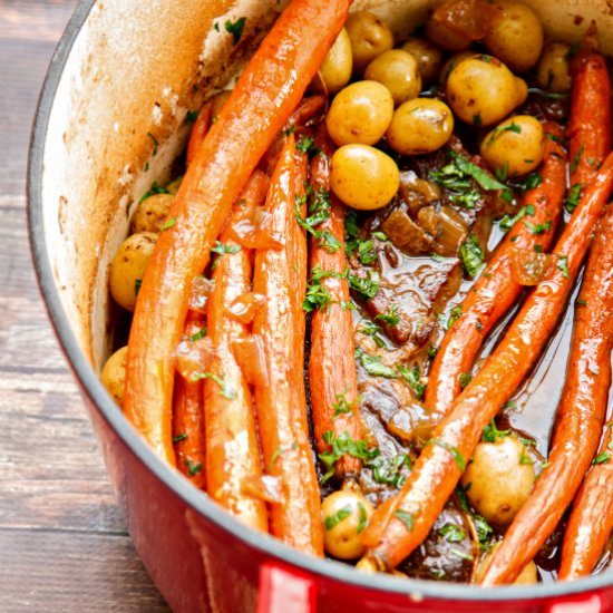 Pot Roast with Balsamic & Dijon