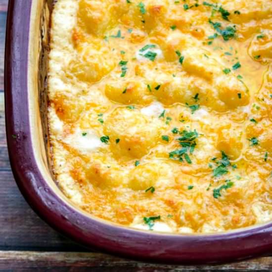 Cheesy Baked Gnocchi