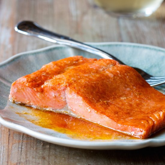 Simple Smoked Paprika Salmon