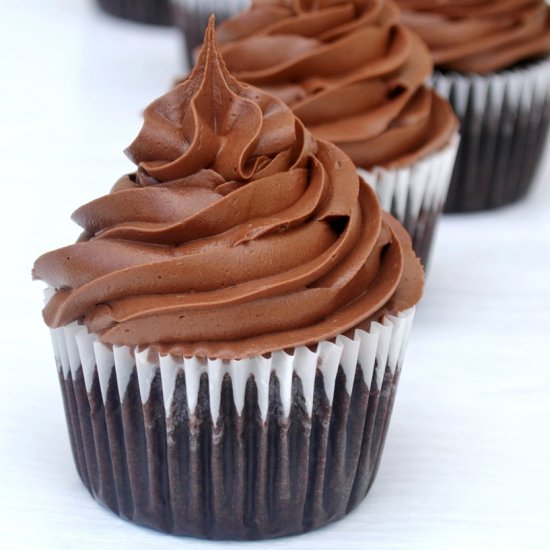 Chocolate Caramel Truffle Cupcakes