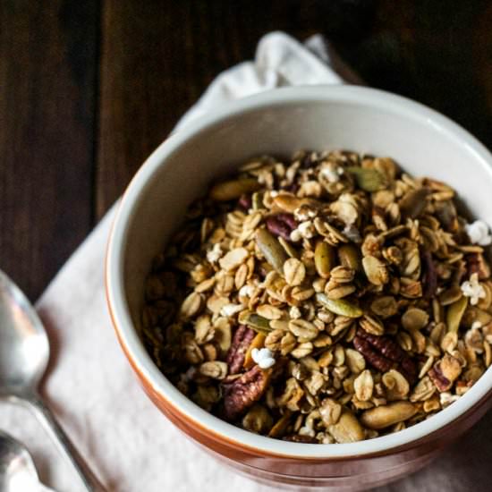 Whole Grain Sorghum Pecan Granola