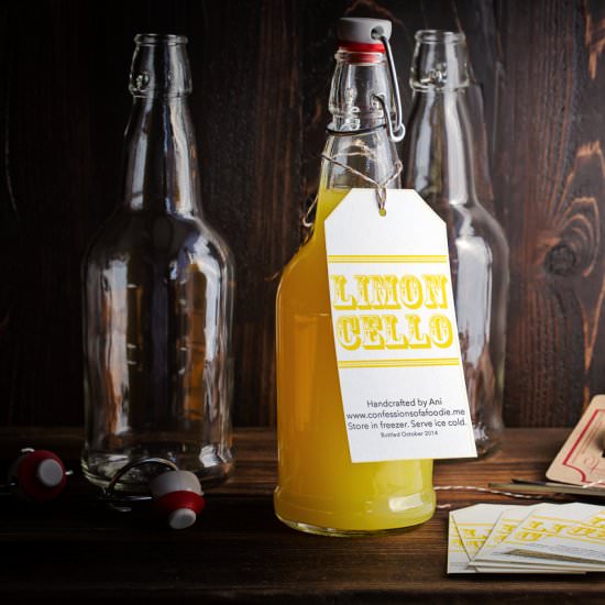 DIY Christmas: Homemade Limoncello