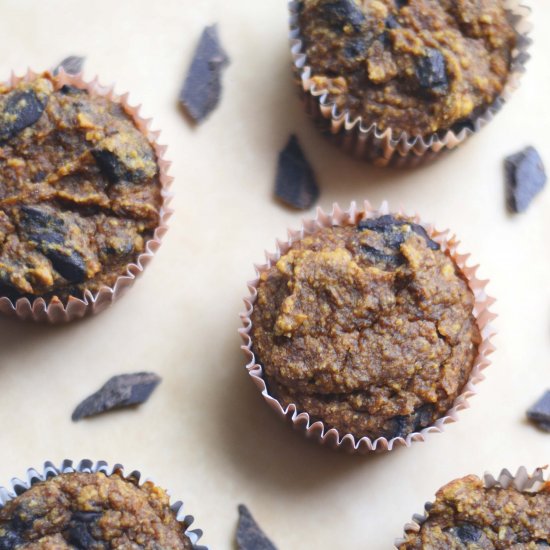 Chocolate Chunk Pumpkin Muffins