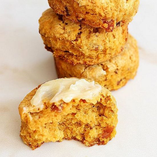 Sweet Potato Bacon Biscuits