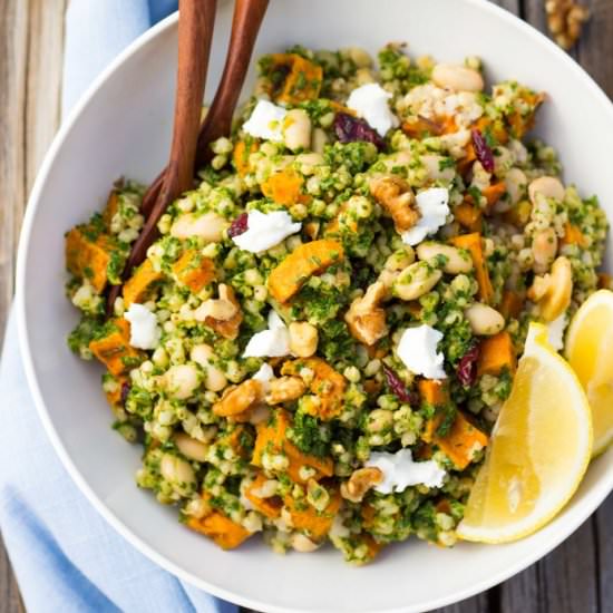 Sorghum & Sweet Potato Salad