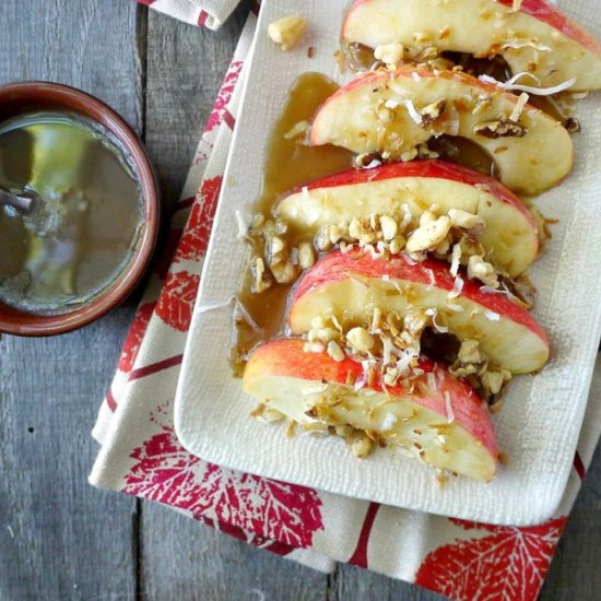 Caramel Apple Slices