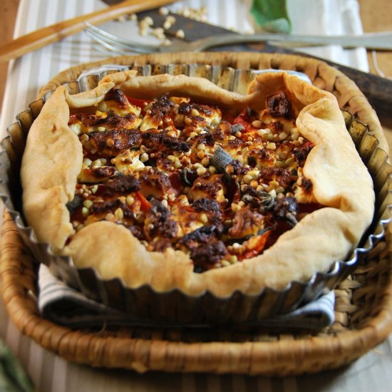 Tomato, Feta and Sage Pie