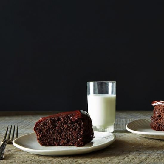 Chocolate Chocolate Chip Cake