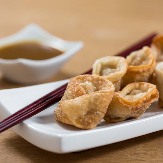 Fried Cabbage Wontons