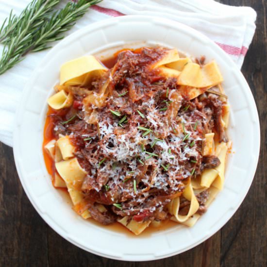 Slow Cooked Beef Ragu