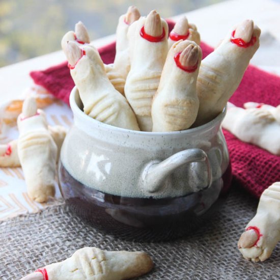 Witches Finger Cookies